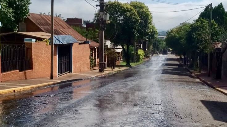 Puerto Rico: reasfaltan la Güemes