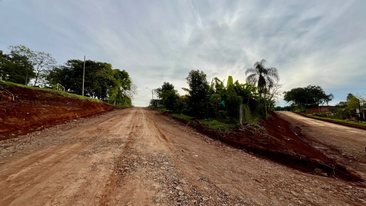 Puerto Rico: trabajan en la infraestructura vial del Loteo Klein
